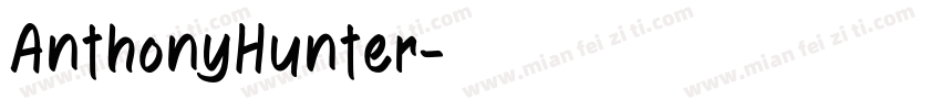 AnthonyHunter字体转换