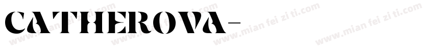 Catherova字体转换