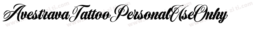 AvestravaTattooPersonalUseOnhy字体转换