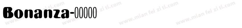 Bonanza字体转换
