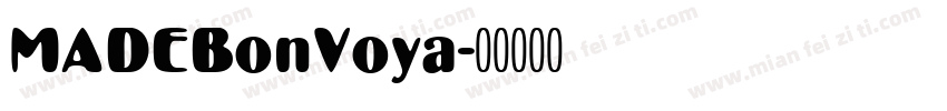MADEBonVoya字体转换