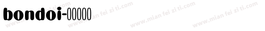 bondoi字体转换