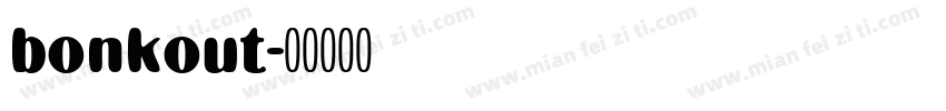 bonkout字体转换