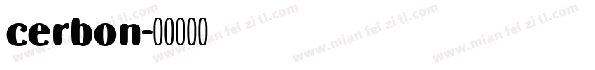 cerbon字体转换