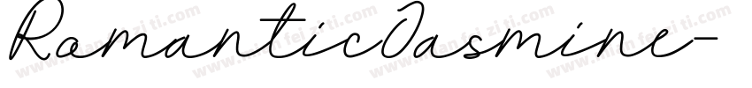RomanticJasmine字体转换
