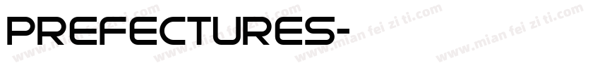 Prefectures字体转换