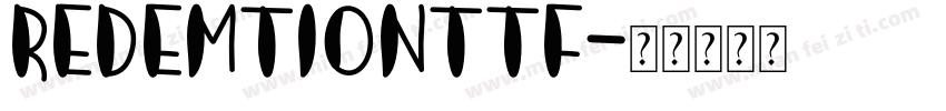 Redemtionttf字体转换