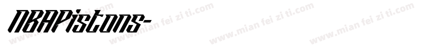 NBAPistons字体转换