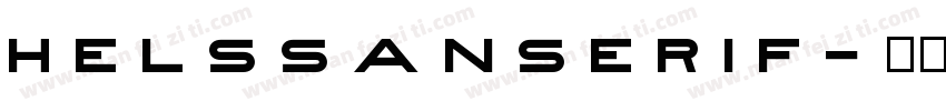 helssanserif字体转换