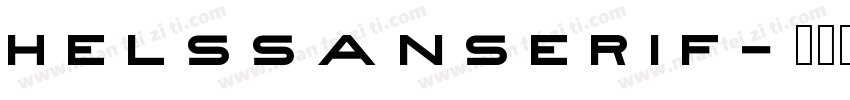 helssanserif字体转换