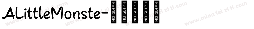 ALittleMonste字体转换