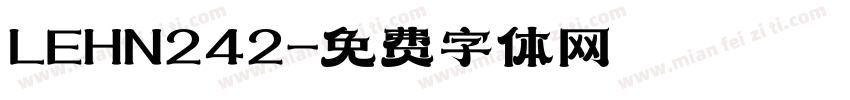 LEHN242字体转换