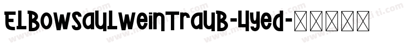 ElbowSaulweintraub-4yeD字体转换