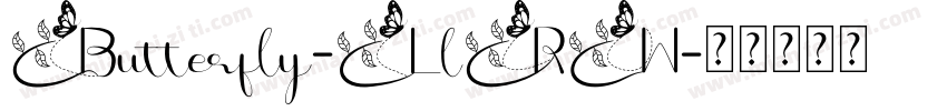 Butterfly-LlRW字体转换
