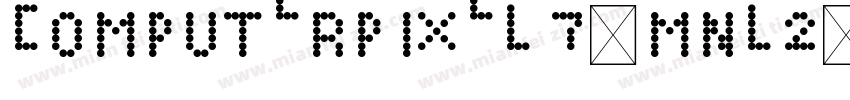 ComputerPixel7-mnL2字体转换