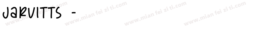 jarvitts潦草字体转换