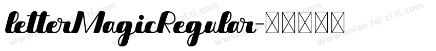 letterMagicRegular字体转换