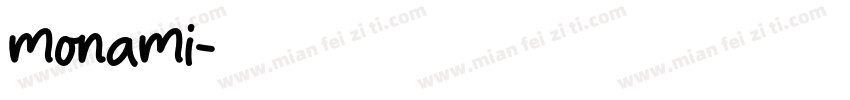 monami字体转换