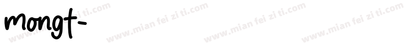 mongt字体转换