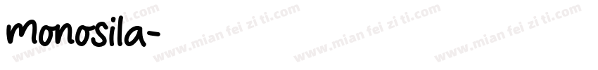 monosila字体转换