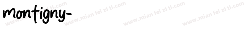 montigny字体转换