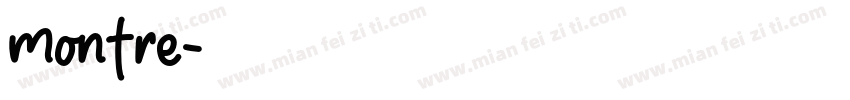montre字体转换