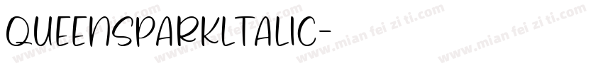 QueensParkltalic字体转换