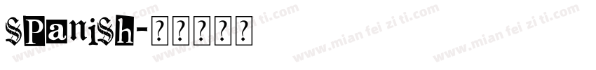 spanish字体转换