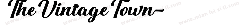 TheVintageTown字体转换