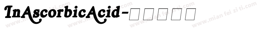 InAscorbicAcid字体转换