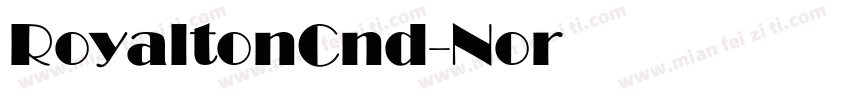 RoyaltonCnd-Normal字体转换