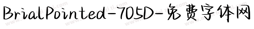 BrialPointed-7O5D字体转换