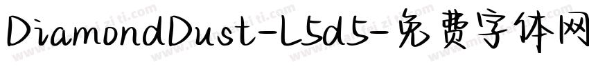 DiamondDust-L5d5字体转换