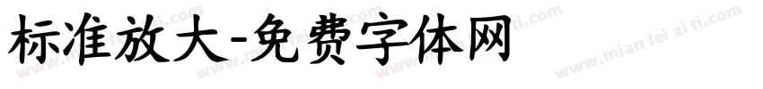 标准放大字体转换