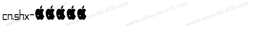 cn.shx字体转换