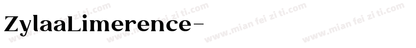 ZylaaLimerence字体转换