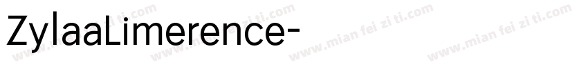 ZylaaLimerence字体转换