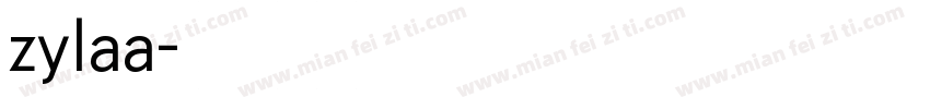zylaa字体转换