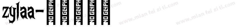 zylaa字体转换
