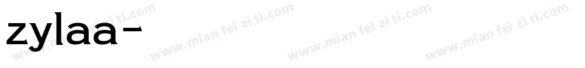 zylaa字体转换