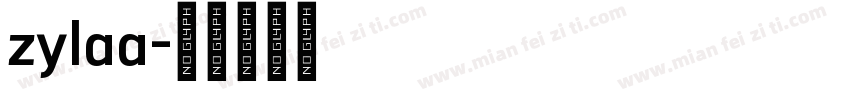 zylaa字体转换