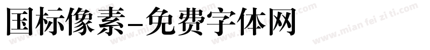 国标像素字体转换