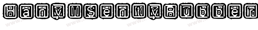 HanyiSentyRubber字体转换
