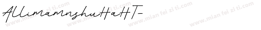 AllimamnshuHaHT字体转换