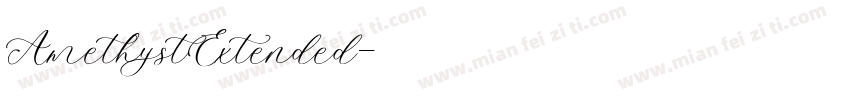 AmethystExtended字体转换