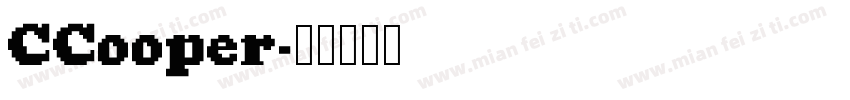 CCooper字体转换