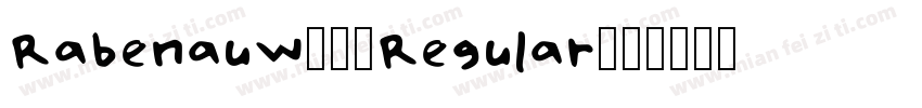 RabenauW01-Regular字体转换