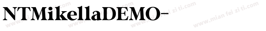 NTMikellaDEMO字体转换