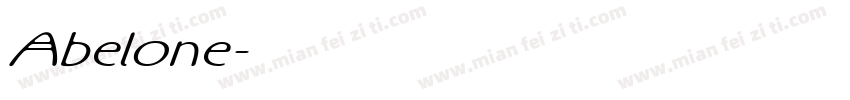 Abelone字体转换