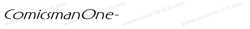 ComicsmanOne字体转换